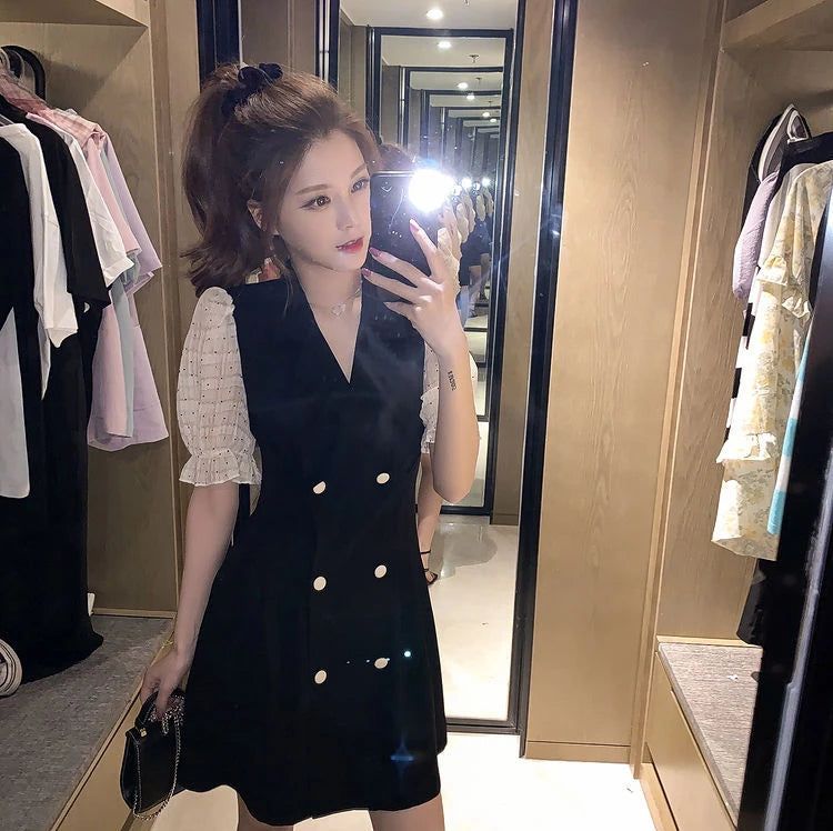 Clothes Mesh Dresses for Women 2024 Formal Occasion Blazer Holiday Woman Dress New Features of In Hot Fashion Sensual Sexy Loose - Seprincess