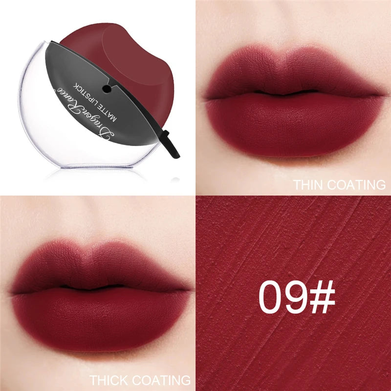 New Squeeze Into Lazy Lipstick Lip-shaped Lipstick Moisturizing Matte Lip Makeup Tint Waterproof Nonstick Cup Lipgloss Korean - Seprincess