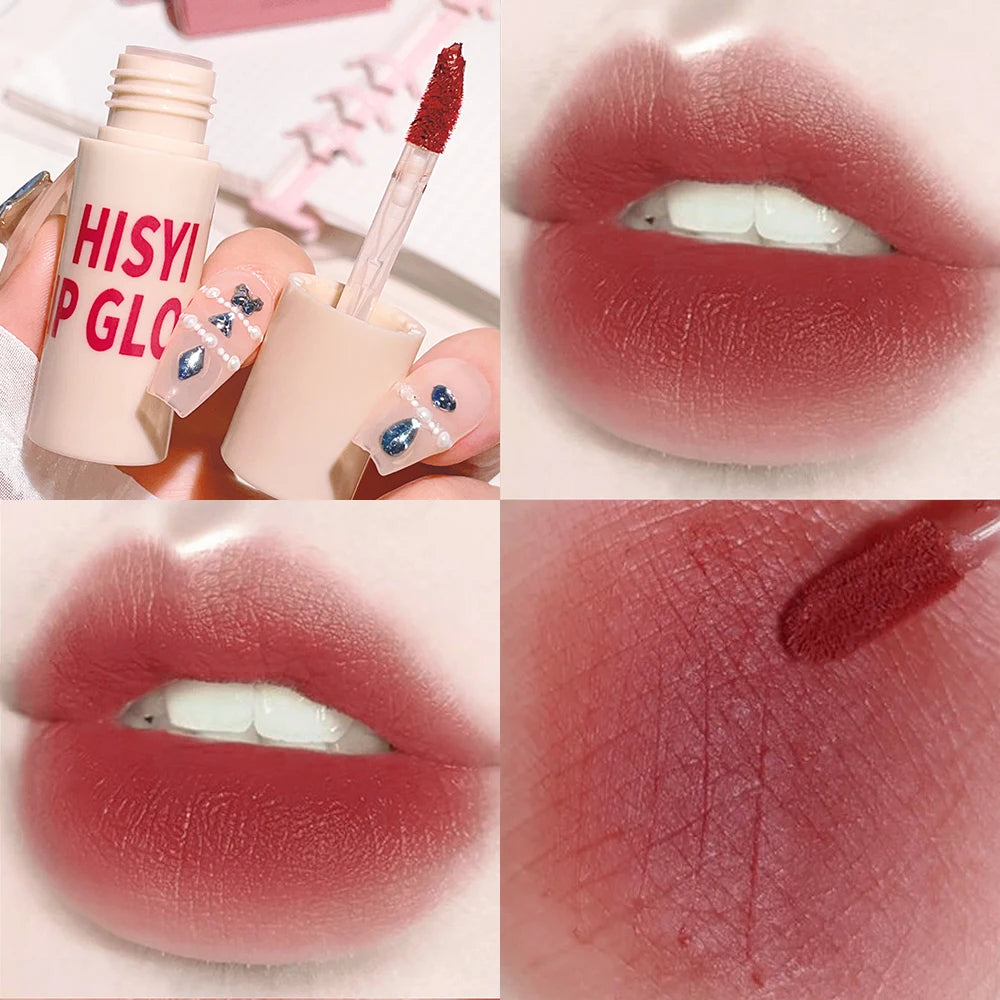 6 Colors Matte Velvet Lip Glaze, Natural Long-Lasting Highly Pigmented Lipstick, Portable Matte Finish Universal Lip Glaze Makeu - Seprincess