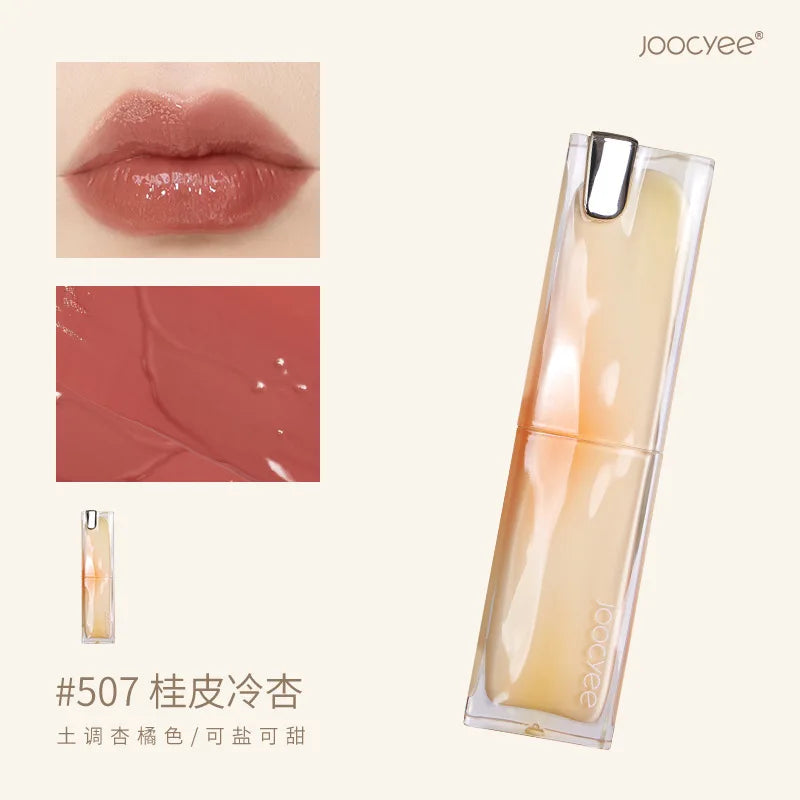 JOOCYEE GLAZED ROUGE Toffee powder mist lipstick whitening water light film-forming lipstick