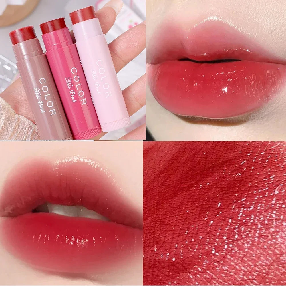 Rose Tea Lip Balm Lipstick Moisturizing Anti-dry Lip Care Cosmetics Anti-cracking Lipstick Colored Hydrating Lip Tinted Makeup