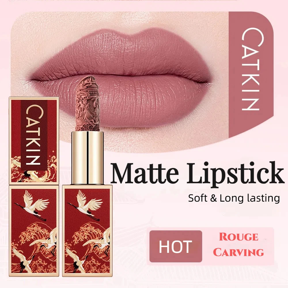 CATKIN Makeup Velvet Matte Lipstick, Hydrating Satin Long Lasting lipstick with Smooth and Creamy Texture - Seprincess