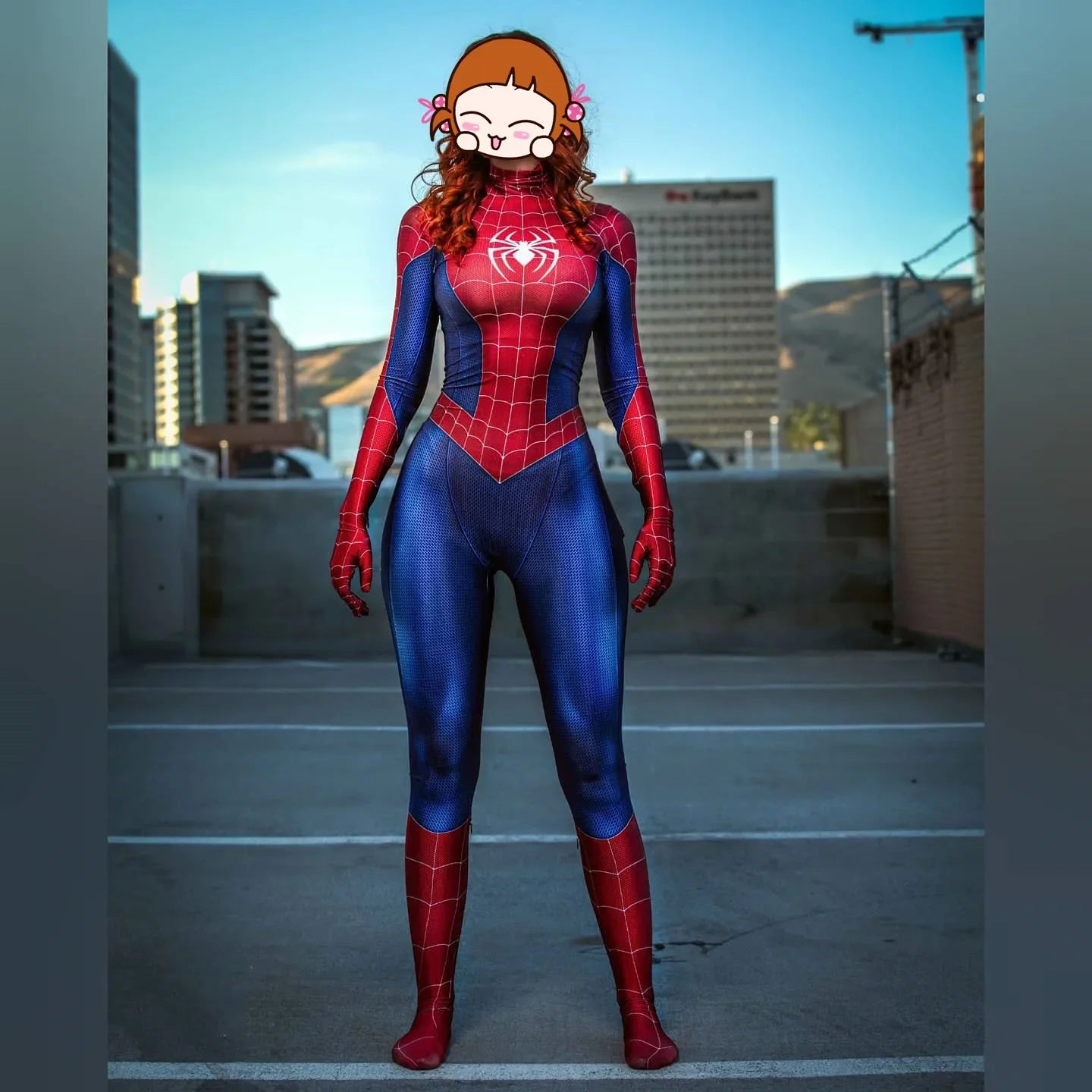 Adult Woman Girls PS4 Game Spiderman Superhero Cosplay Costume Halloween Bodysuit Zentai Suit Party Jumpsuit - Seprincess