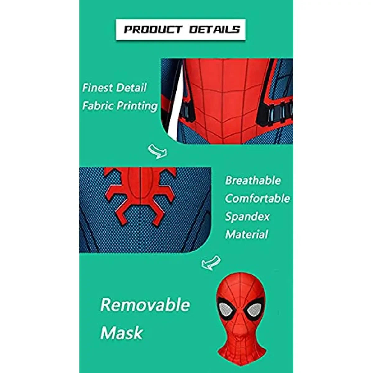 Spiderman Costume for Kids Adult Tobey Maguire Cosplay Bodysuit Superhero Zentai Suit Jumpsuit Halloween Carnival Party Costumes - Seprincess