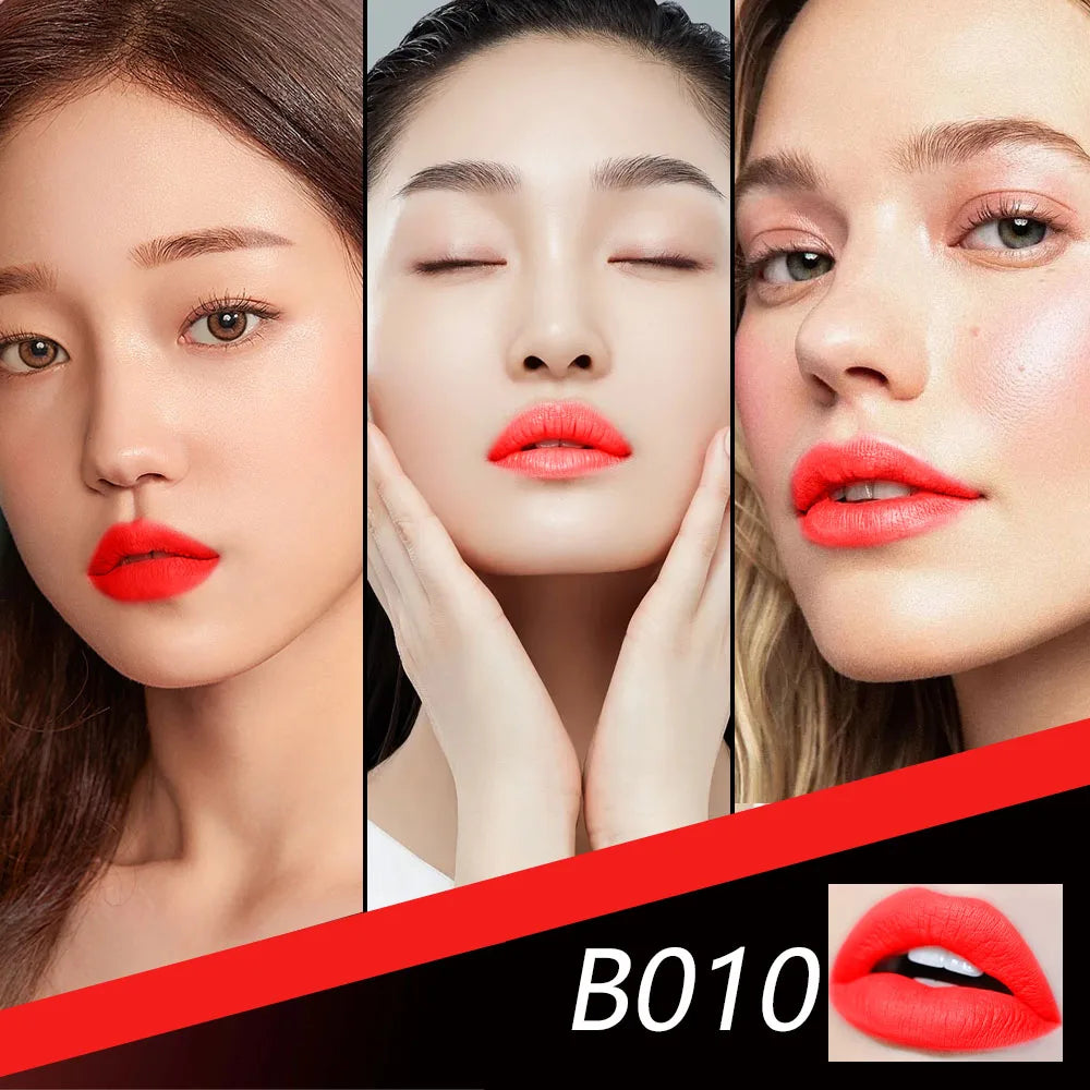 Classic Korean Matte Velvet Lipstick Waterproof Long Lasting Soft Red Matte Lipstick Matt Vintage for Girls Makeup - Seprincess