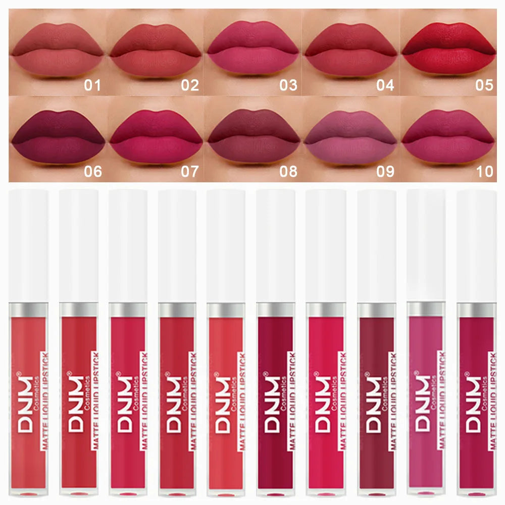 18 Colors Matte Velvet Lip Glaze Waterproof Long-Lasting Not Easy To Fade Lip Gloss Lipstick Waterproof Makeup Cosmetic Tool - Seprincess