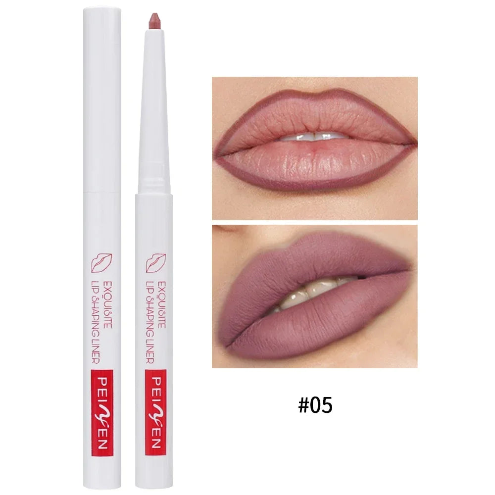 Nude Velvet Matte Lipstick Lasting Waterproof Color Rendering Non-stick Cup Lipstick Lips Liner Pencil Korean Makeup Cosmetics - Seprincess