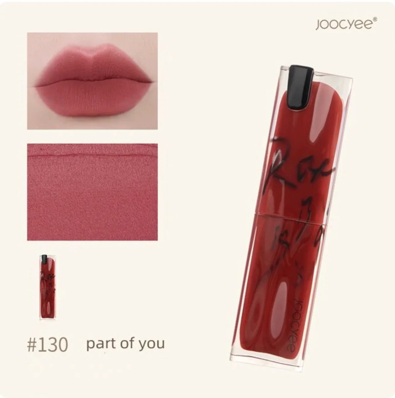 Joocyee I Apple You Collection Lipsticks Blush Highlighter Setting Powder Multi-Color Blush Palette Matte Shimmer Makeup - Seprincess