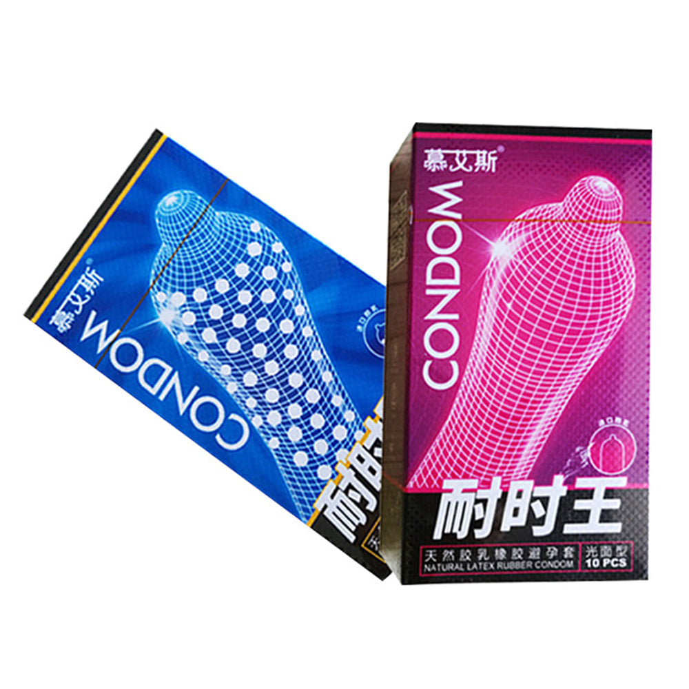 10pcs Particle Penis Sleeve Cock Spike Condoms Delay Ejaculation Contraception Dotted Sex Toys For Men G-dot Spot Simulation - Seprincess