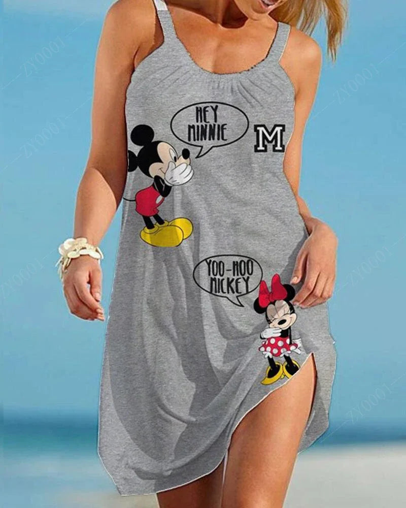 Disney Dress Traf Ladies Tfmln Official Store Zara Woman 2023 Large Elegant Dresses for Girls Robe Flares Latex Sexy Woman skirt - Seprincess