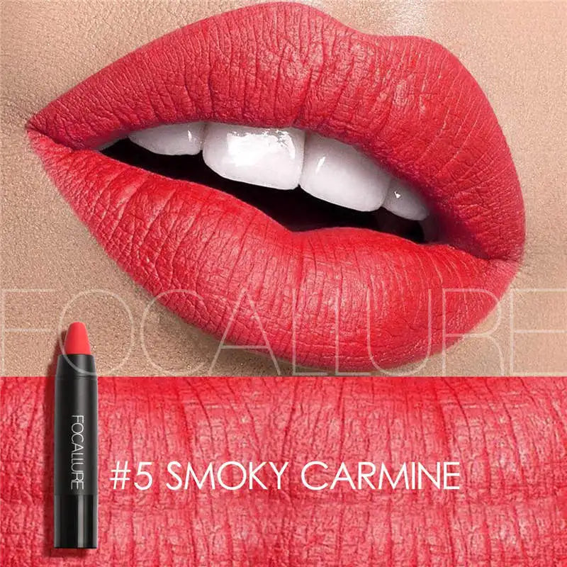 Wholesale FOCALLURE Matte Lipstick Pen Waterproof Long lasting Cosmetics Easy to Wear Lip stick Matte Lip Batom Makeup