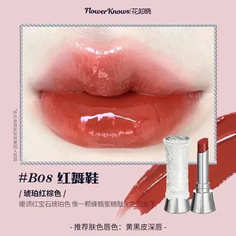 Flower Knows Swan Ballet Little Angel Collection Lipstick Velvet Matte Waterproof Lip Stick Vegan Long Lasting Lip Gloss Korean