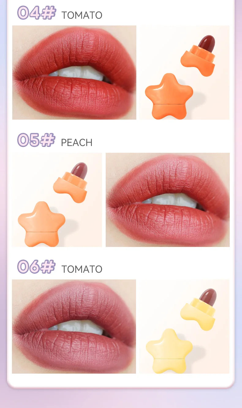 DEROL Matte Set Lipstick Capsule Lipstick Star Candy Mini Capsule Lipstick - Seprincess