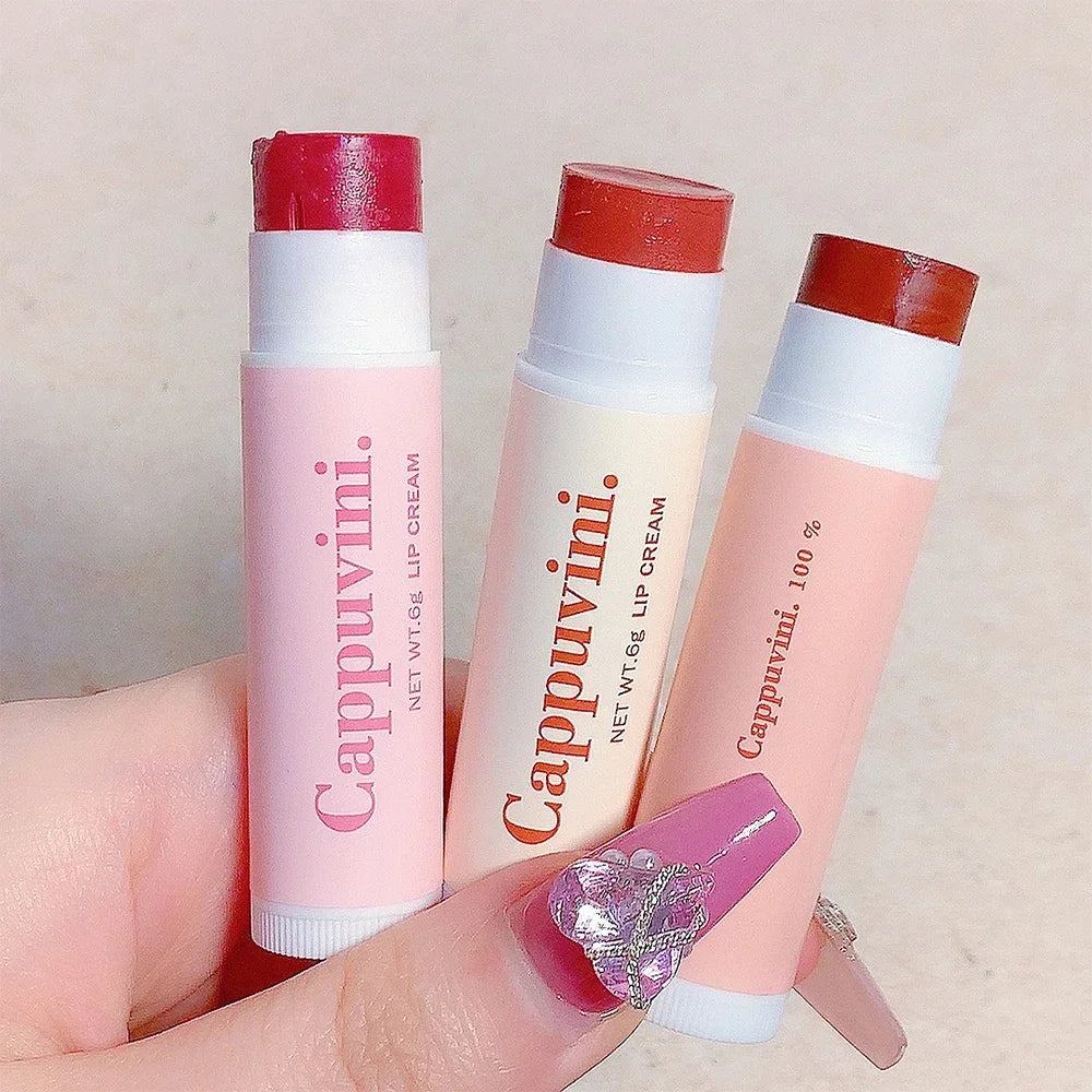 3 Colors/set Lipstick Lip Nourishing Lip Tint Lips Makeup Watery Lipgloss Lasting Moisturizing Colored Lip Balm Beauty Cosmetics - Seprincess