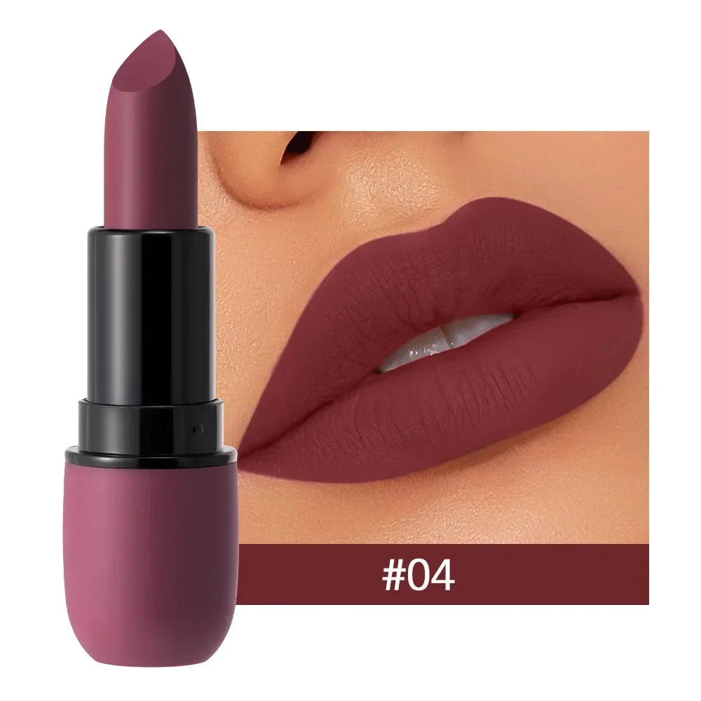 Lip Glaze 6 Colors Moisture Lipstick Waterproof Non-stick Cup Lipstick 1pcs Velvet Matte Lipstick Cosmetics Soft Fog Lip Gloss - Seprincess