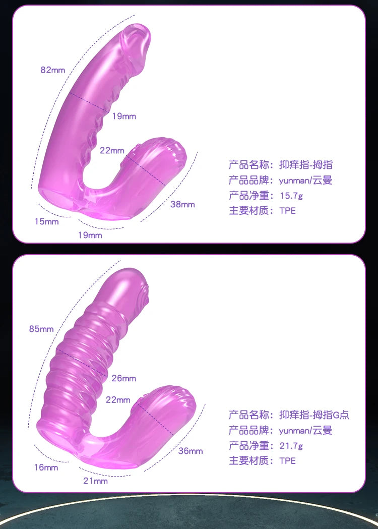 Eroic Dildo Finger Sleeves Penis Clitoris Massager G Spot Vagina Stimulation Sex Toys For Women Couples Orgasm Masturbator Shop