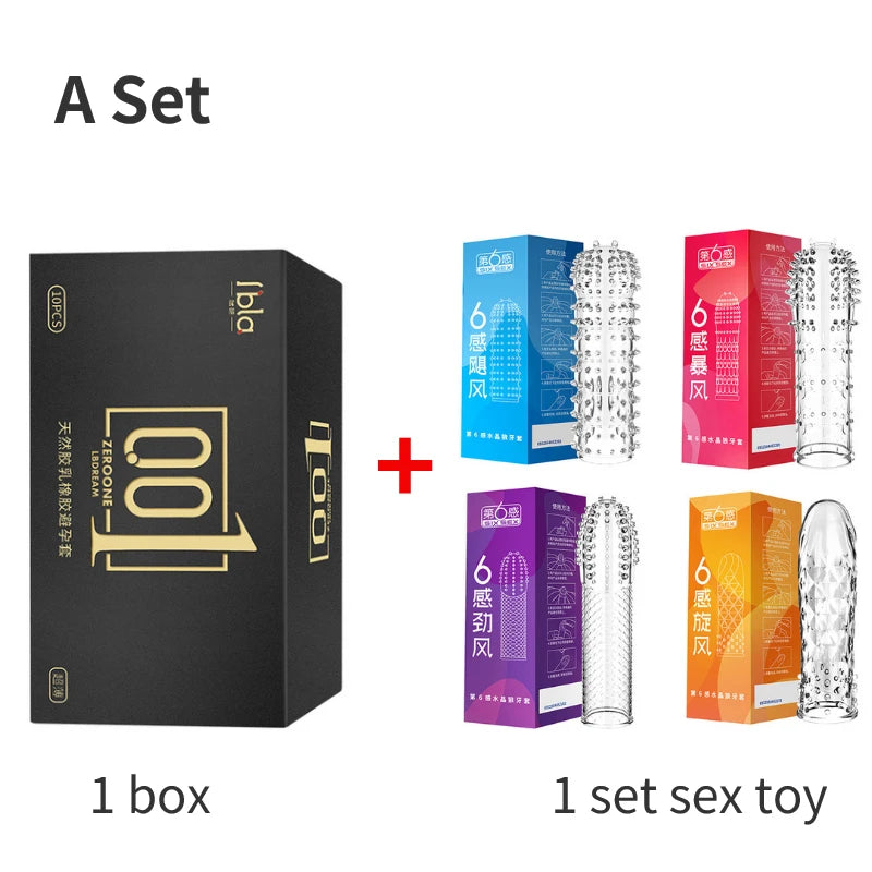 30pcs Condom for Man Ultra-thin 001 Zero Sense Sex Penis Sleeves Hyaluronic Acid Adult Male Durable Condom Couple Sexual Product - Seprincess