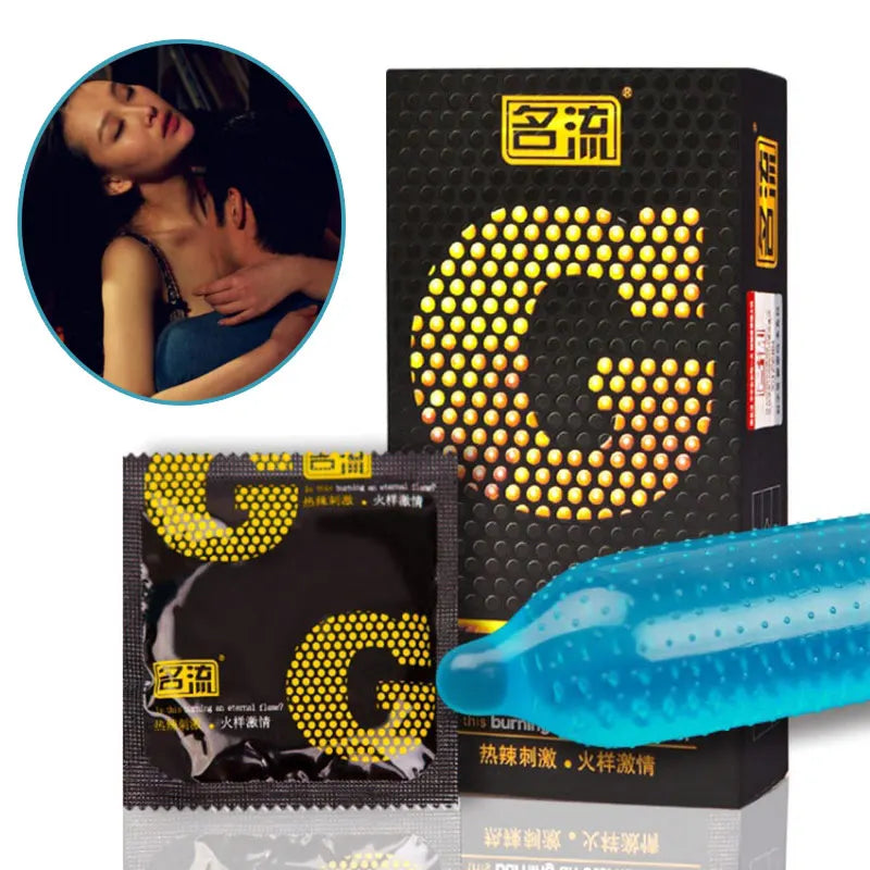 G Spot stimulation Condom for women big dotted Delay latex rubber delay Ejaculation Condones for men adult sex toys Random Box - Seprincess