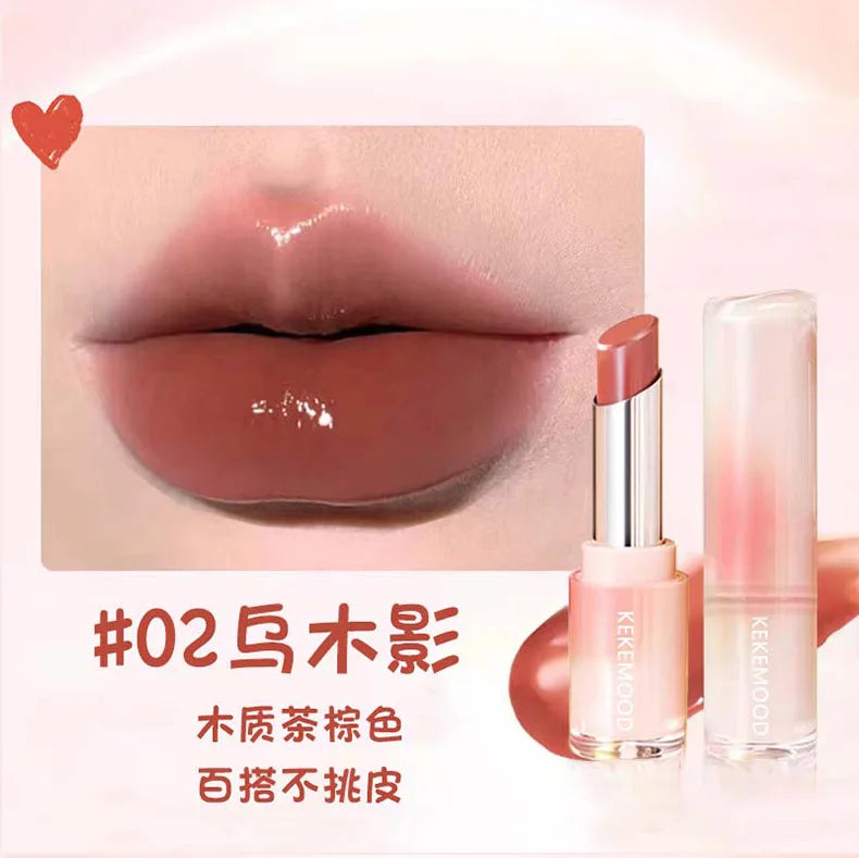 Kekemood Lingguang Lipstick Water Light Lipstick Mirror Moisturizing Female Whitening Lip Balm - Seprincess