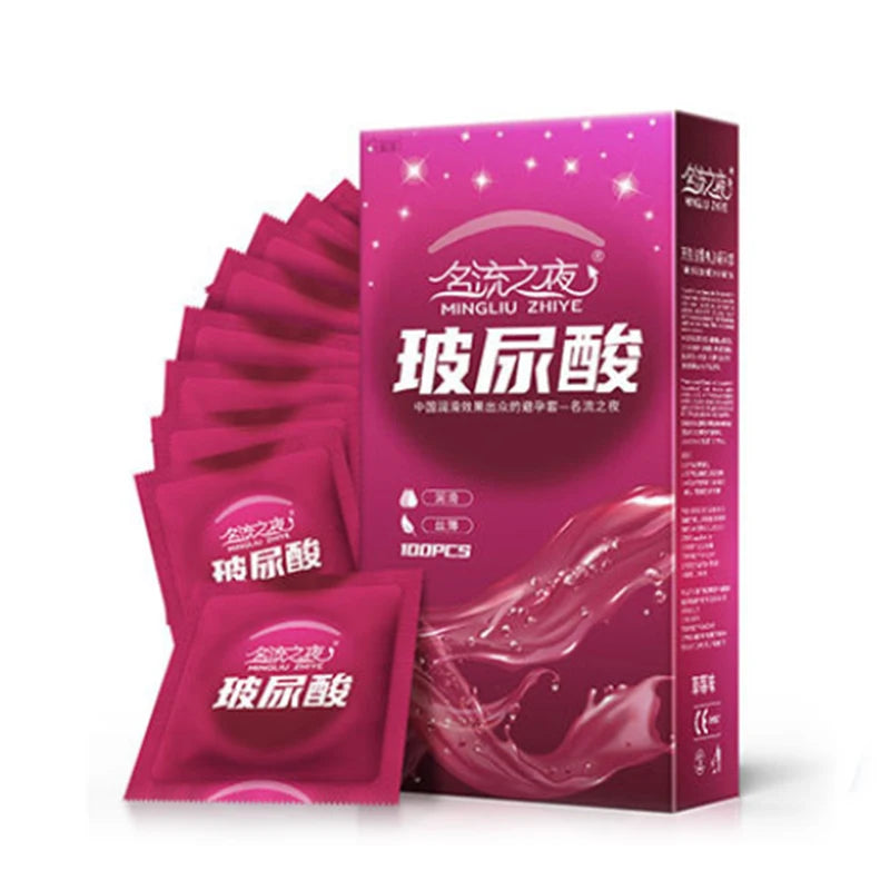 100PCS Condoms Sex Toys 45mm Small Latex for Men Particles-Stimulation Ultra-Thin Durable Condom Penis Cock Sleeve Intimate - Seprincess