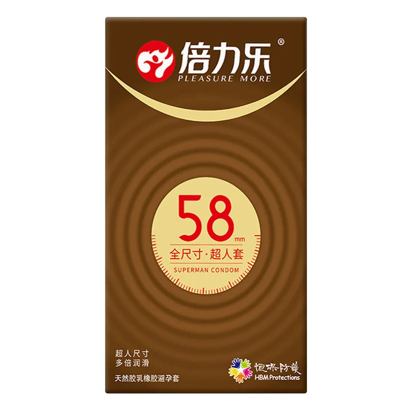 Large Size Condoms 10PCS Big XXXL Sex Toys Safe Sex Life Contraception Supplies for Men Big Penis Cock Sleeves Ultrathin Smooth - Seprincess