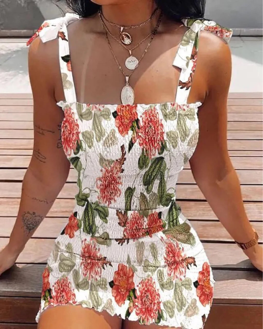 Trendy Solid Strap Short White Dresses Off Shoulder Sexy Skirt Pullover Sheath Mini Summer Beach Female Vest Dress - Seprincess