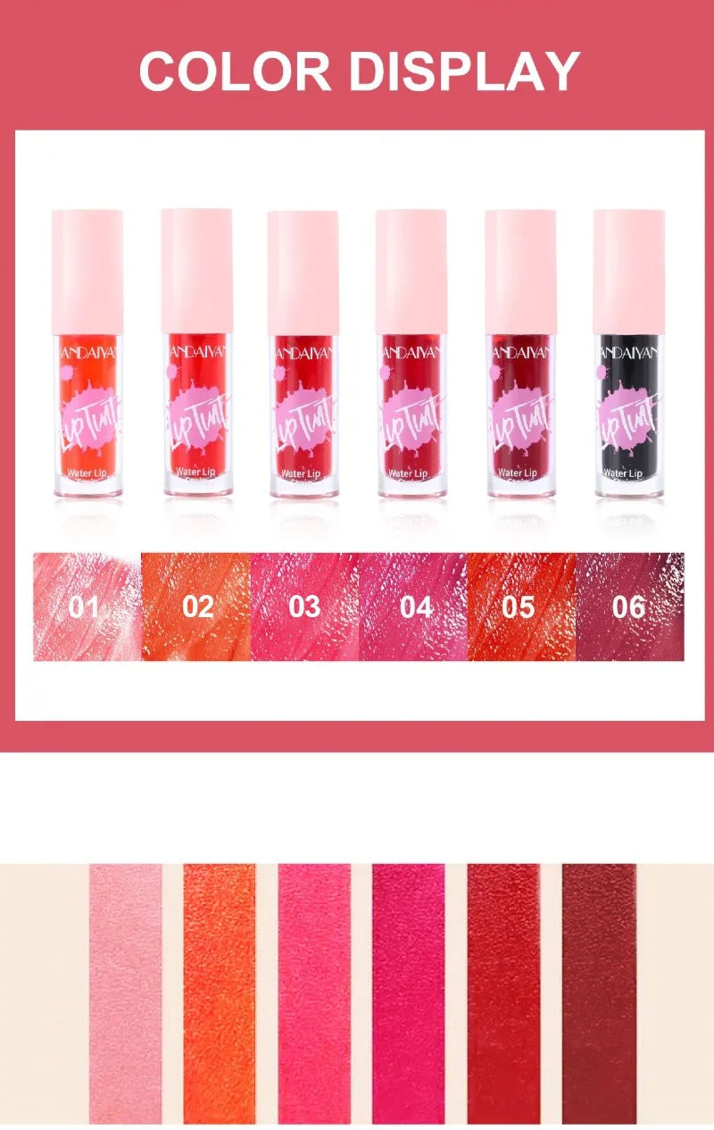 Fruit Juice Lip Tint Non-stick Cup Liquid Lipstick and Blush 2 In1 Waterproof Long Lasting Water Lip Stain Lips&cheek Makeup 1pc - Seprincess