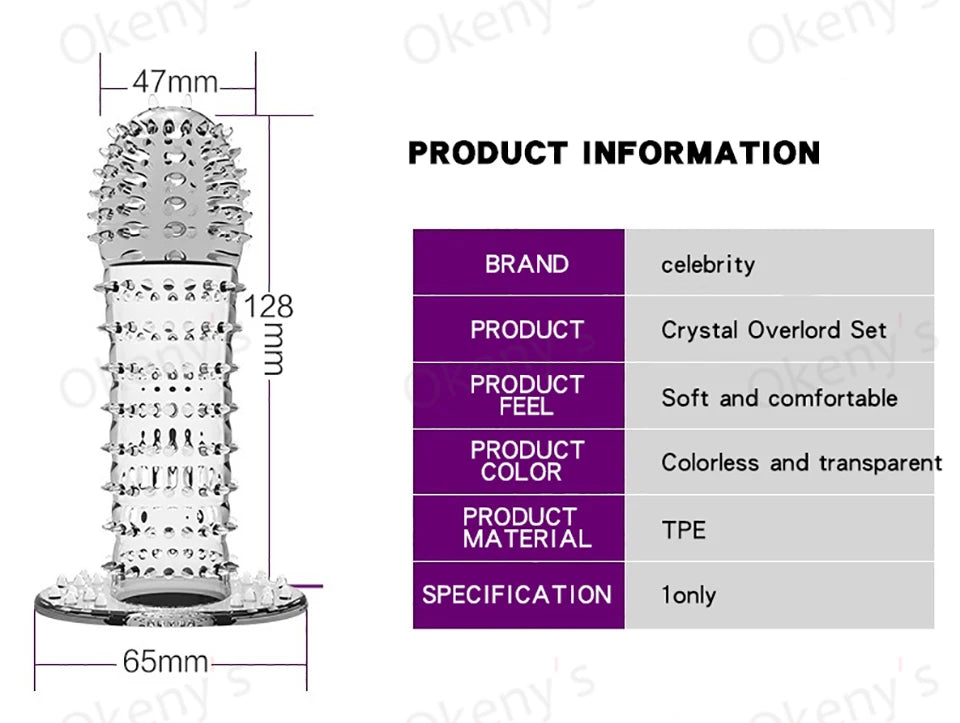 Reusable Sex Toys Special Condoms Men Spike Cock Sleeves Penis Women G Point Stimulation Orgasm Fun Sting Adult Sex Products 18+ - Seprincess