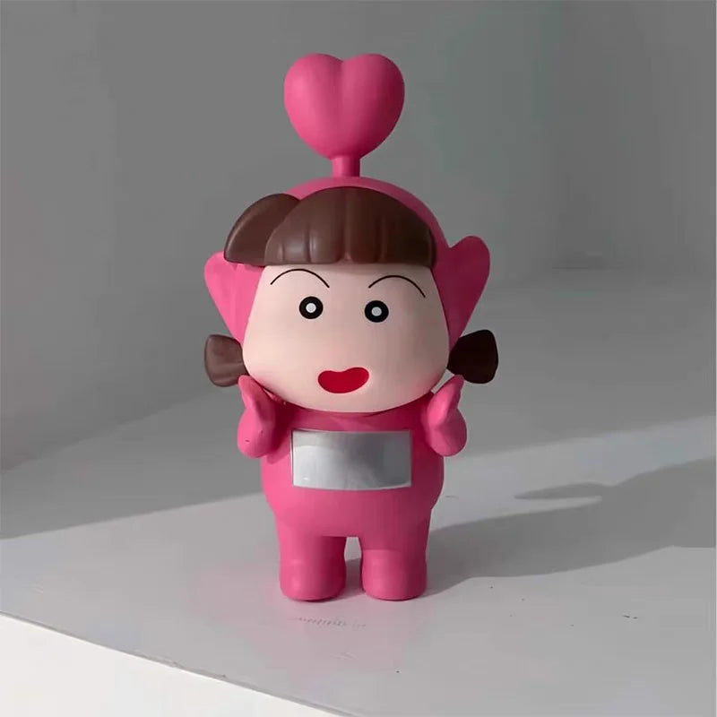 Crayon Shin Cos Teletubbies Box Action Figuremodel Toy Gift For Christmas Antenna Baby Dress Up Crayon Shin Chan Cute Gift - Seprincess