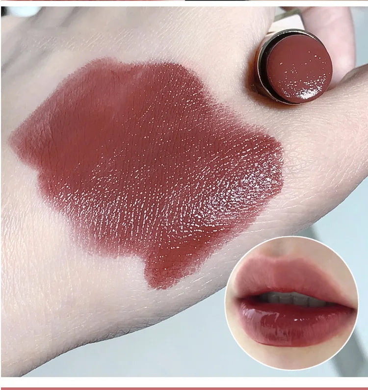 Silky Glossy Lipstick Gege Bear Pump Lips Moisture Water Bomb Comfortable Ultra Sheen Non-Stick Cup Lip Balm - Seprincess