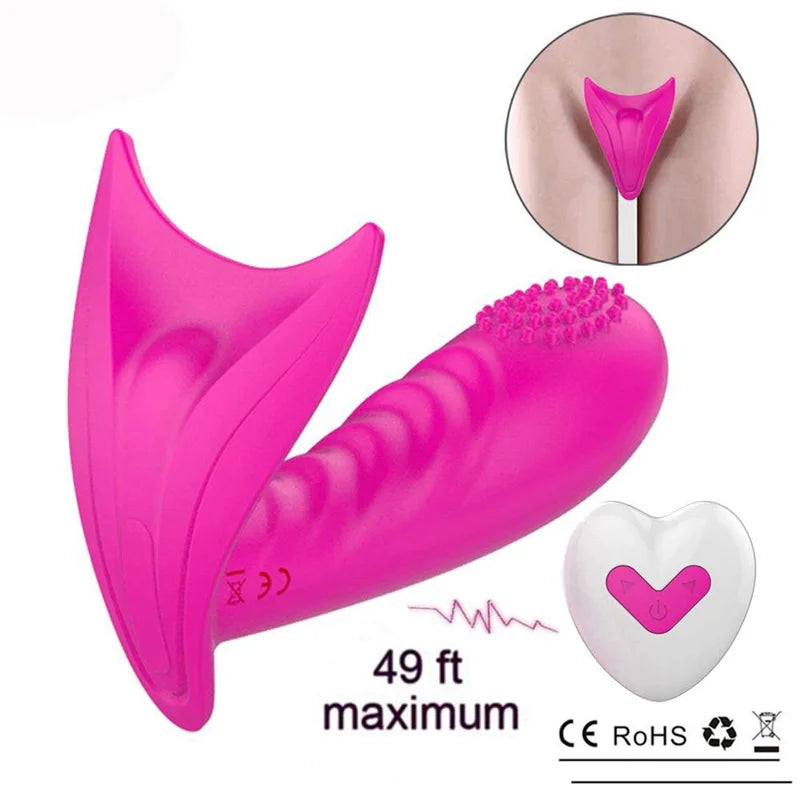 Wearable Dildo Vibrator Wireless Remote Control Stimulate G Spot Clit Masturbator Vagina Massager Adult Sex Toys For Women