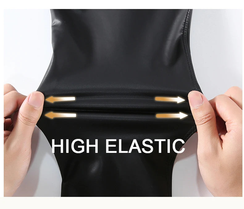 Autumn Winter Women Fleece Matte Leather Leggings High Quality Sheepskin High Waist Elastic PU Leather Pants Slim Sexy Leggings