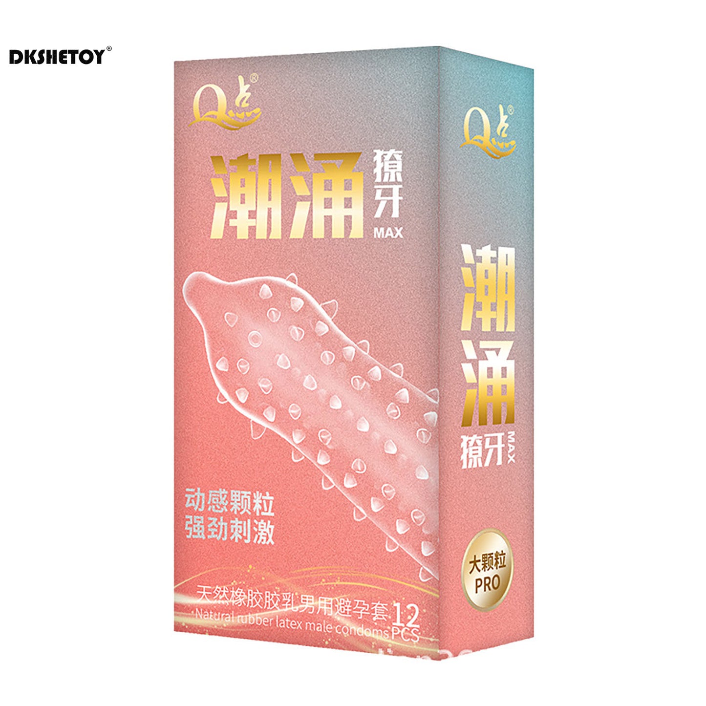 Dots Condoms for men delay ejaculation G spot dotted ribbed penis sleeve cock Natural latex Pleasure Condom sex toys adults 18+ - Seprincess