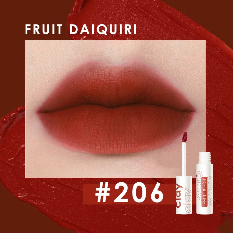 FOCALLURE Matte Lipstick Velvet Mist Lip Clay Not Dry Lip Cream 25 Color Nude Lip Stick Waterpoof Lip Cosmetic Makeup Wholesale