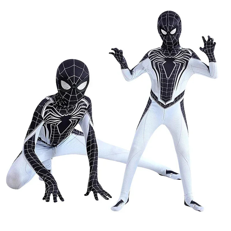 Negative Zone Spiderman Costume Child Superhero Spiderman Cosplay Jumpsuit Adult Kids Zentai Halloween Spider-Man Cosplay Suit - Seprincess