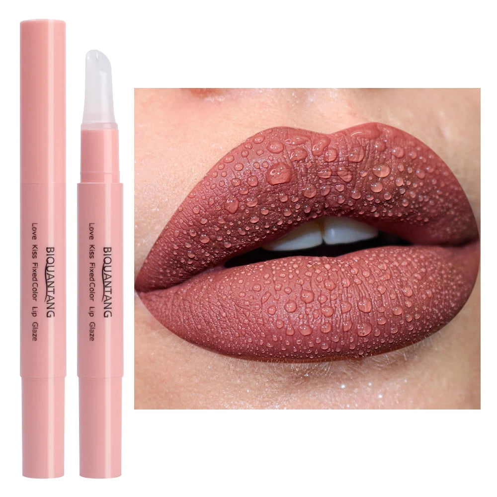 Waterproof Lipstick Fixed Color Lip Glaze Raincoat Long Lasting Translucent Lipstick Fixative Gel Lips Color Fixing Cosmetics - Seprincess