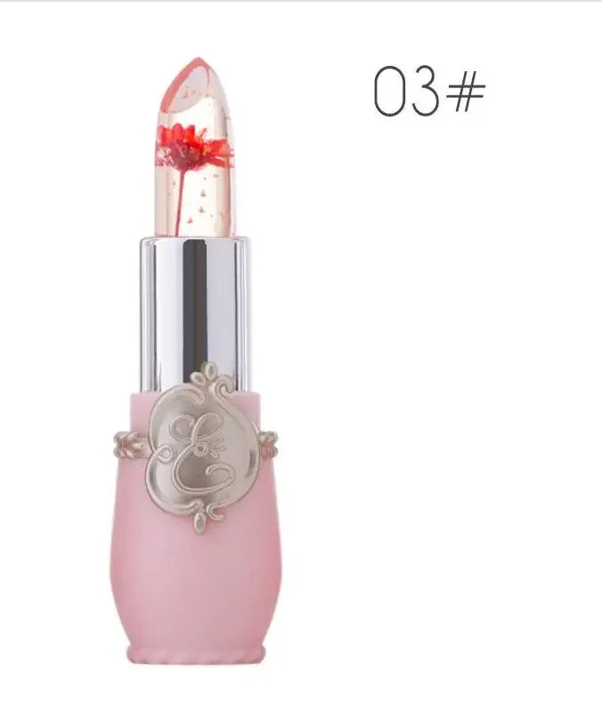 Waterproof Flower LipStick Jelly Flower Transparent Color Changing Lipstick Long Lasting 6 Colors Flower Lipsticks Lip balm - Seprincess