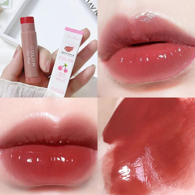 3/1pcs Lip Balm Moisturizing Anti-dry Lip Balm Easy To Carry Anti-cracking Lipstick Colored Lip Tint Makeup Lip Care New - Seprincess