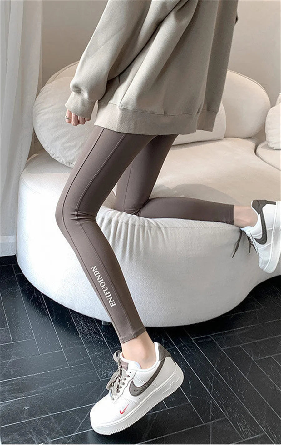 Casual Ankle-length Gym Legginsy Trousers Fashion Slim Yoga Leggings Pants Women New High Waist Seam Pencil Leggins Pantalones