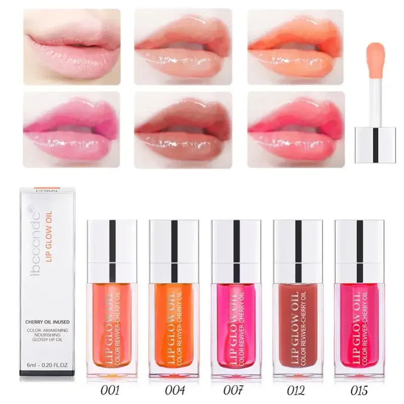 Crystal Jelly Moisturizing Lip Oil Sheglam Lip Tint Lip Gloss Makeup Sexy Lip Stain Serum Treatment Lip Coat Lipstick Cosmetics - Seprincess