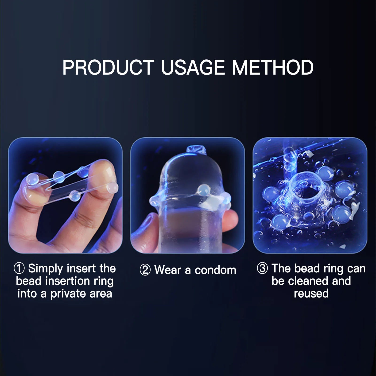 10PCS sex delay condom for men sex Condoms with Beads ball delay ejaculation g spot stimulator penis sleeve for Adults 18+ - Seprincess