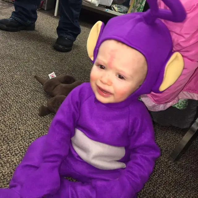 Animated Children'S Halloween Costume Teletubbies Cos Suit Doll Role-Playing Suit Cartoon Avatar One-Piece Holiday Costume Gifts - Seprincess