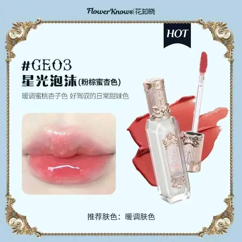 Flower Knows Swan Ballet Little Angel Collection Lipstick Velvet Matte Waterproof Lip Stick Vegan Long Lasting Lip Gloss Korean