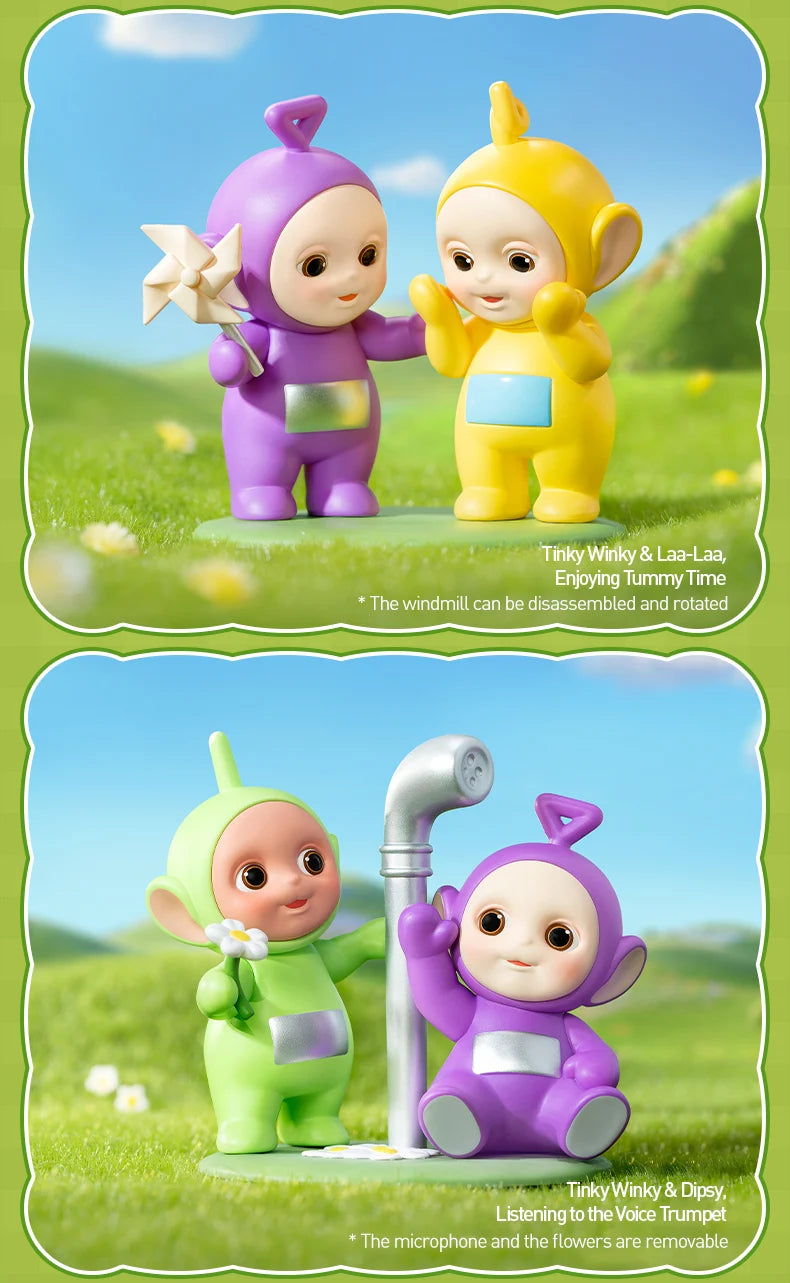 POP MART Teletubbies Companion Series Anime Action Figure Guess Bag Ornament Figurines Surprise Home Decor Dolls Model Girl Gift - Seprincess