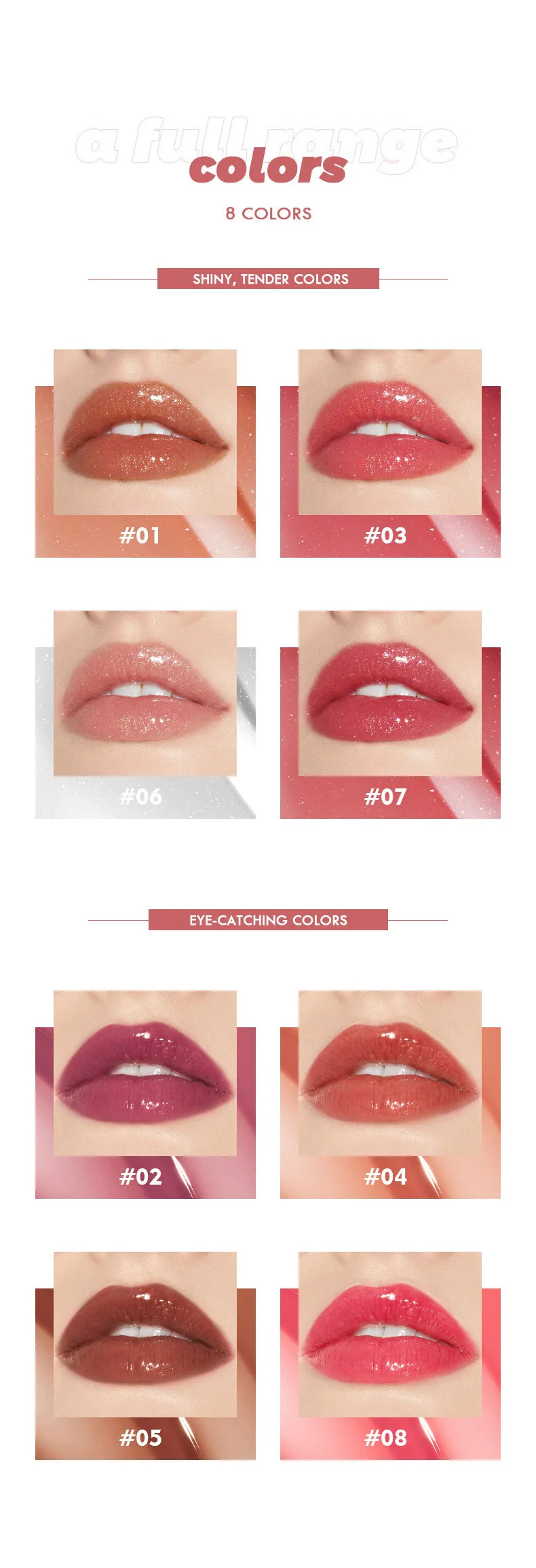 8 Color Liquid Lipstick Long Lasting Non-stick Cup Lip Gloss Waterproof Non-fading Matte Lip Makeup Cosmetic. - Seprincess