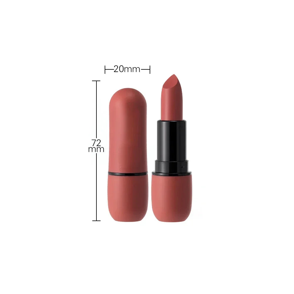 Lip Glaze 6 Colors Moisture Lipstick Waterproof Non-stick Cup Lipstick 1pcs Velvet Matte Lipstick Cosmetics Soft Fog Lip Gloss - Seprincess