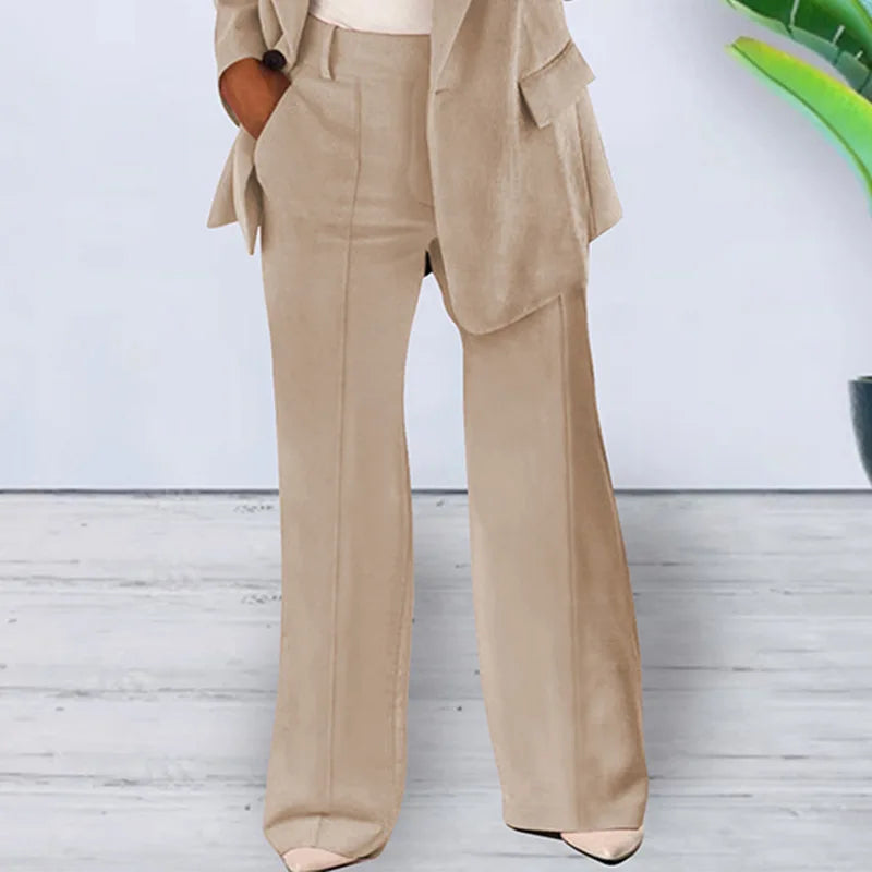 Autumn Fashion New Women's 2PCS Pants Sets Business Office Ladies Formal Blazer And Pants Sets Tracksuit Sets Female Outfits - Seprincess