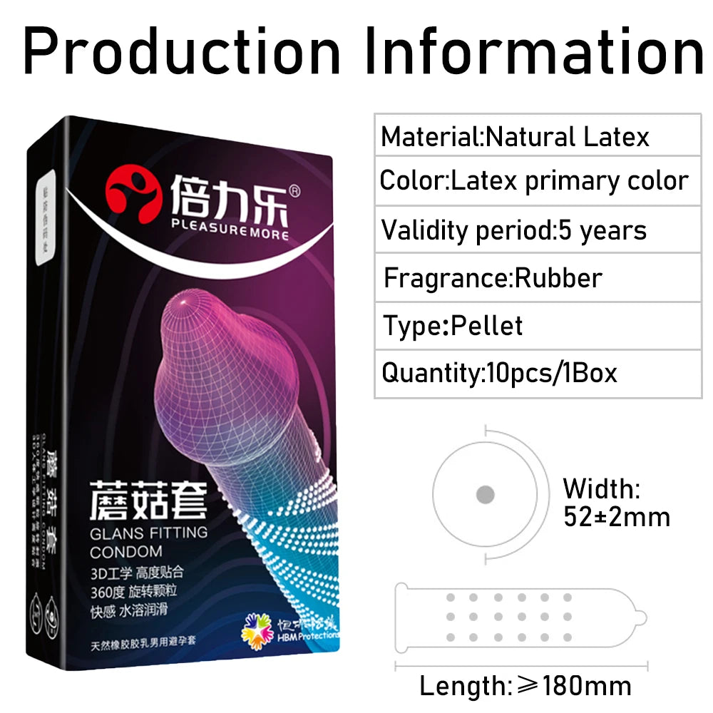 5D Dotted Condoms Thread Ribbed G-Point Latex Ultra Thin Condom Orgasm Contraceptives Stimulate Vaginal Penis Sleeves Sex Toys - Seprincess