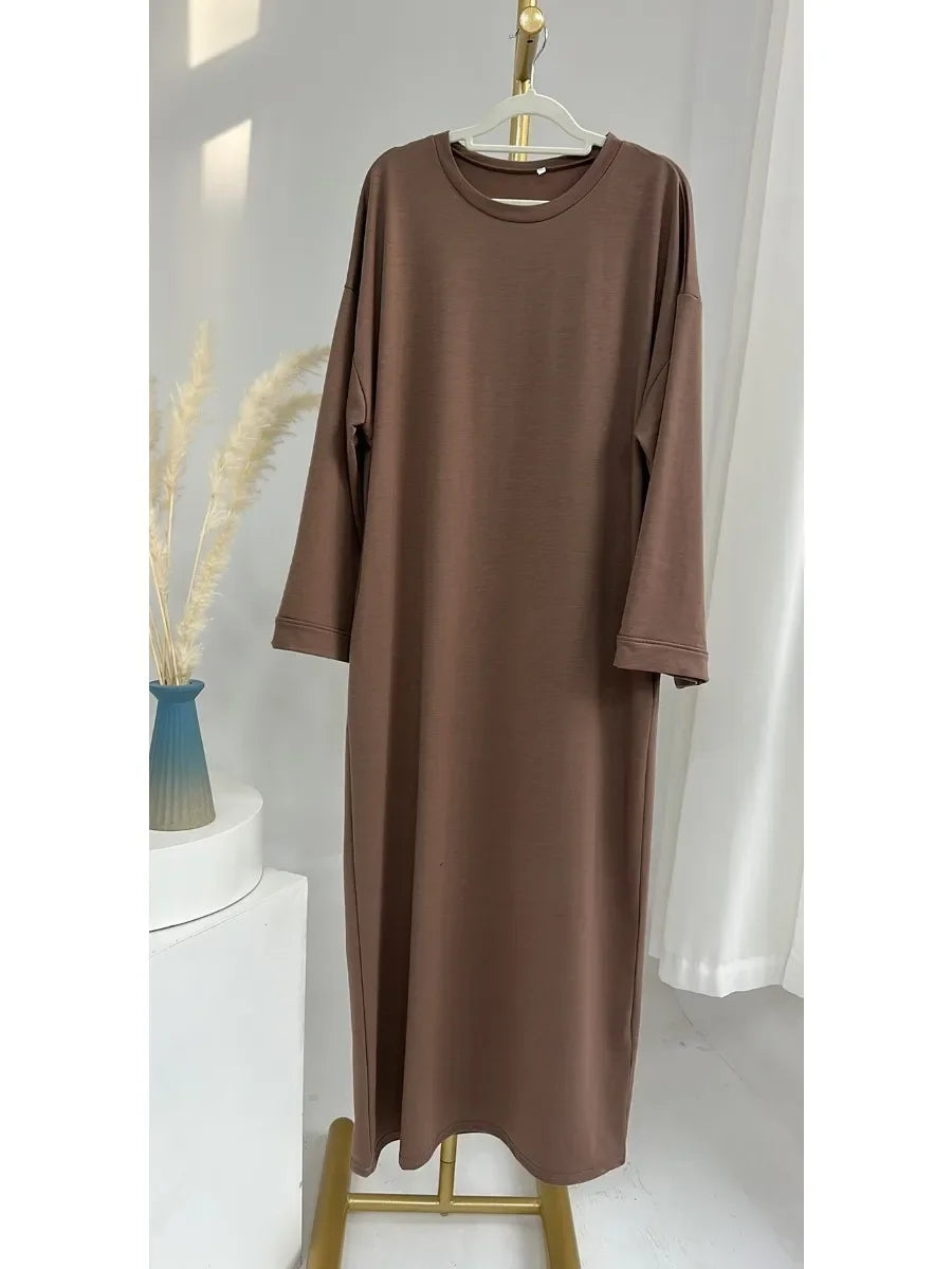 Ramadan Eid Party Dress for Women Muslim Modest Long Dresses Morocco Abayas Vestidos Largos Dubai Arab Robe Islamic Clothing - Seprincess