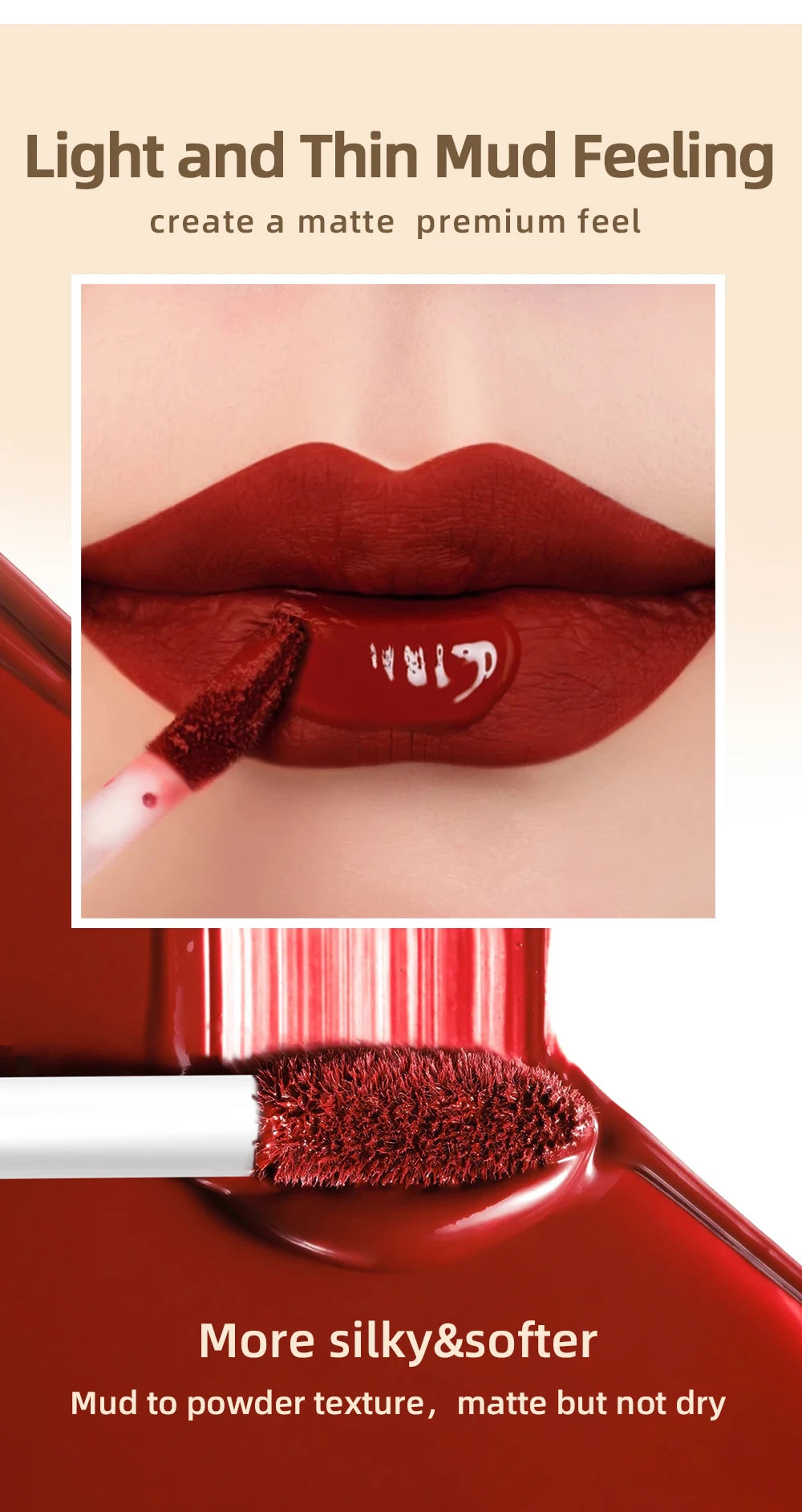 Matte Velvet Lip Gloss Lipstick Glossy Nude Sexy Red Lip Tint 24 Colors Waterproof Long Lasting Women Fashion Lips Makeup 1PC - Seprincess